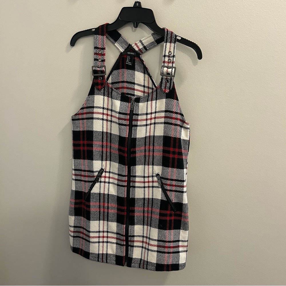 Forever 21 Black and White Plaid dress